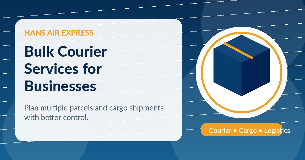 Bulk Courier Services for Businesses: How to Ship More Without Confusion
