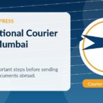 International courier shipment from Mumbai with air express delivery