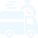 Express delivery with real-time tracking icon