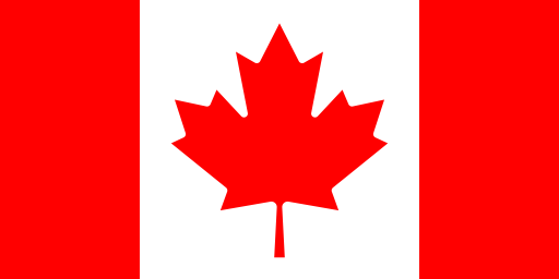 Canada flag – courier services to Canada